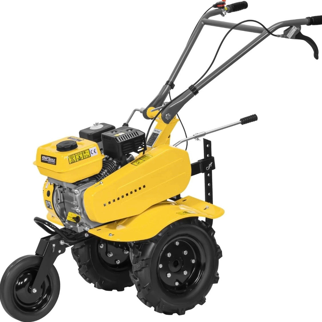 Benzin Motorhacke Gartenfräse Kultivator Pflug Häufler