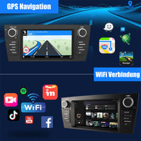 Autoradio 7 Zoll Android 14 CarPlay GPS Navi Touchscreen 2 +32GB 2DIN E90 E91