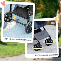 2in1 Hundebuggy Transporttasche Haustiere Katzenbuggy