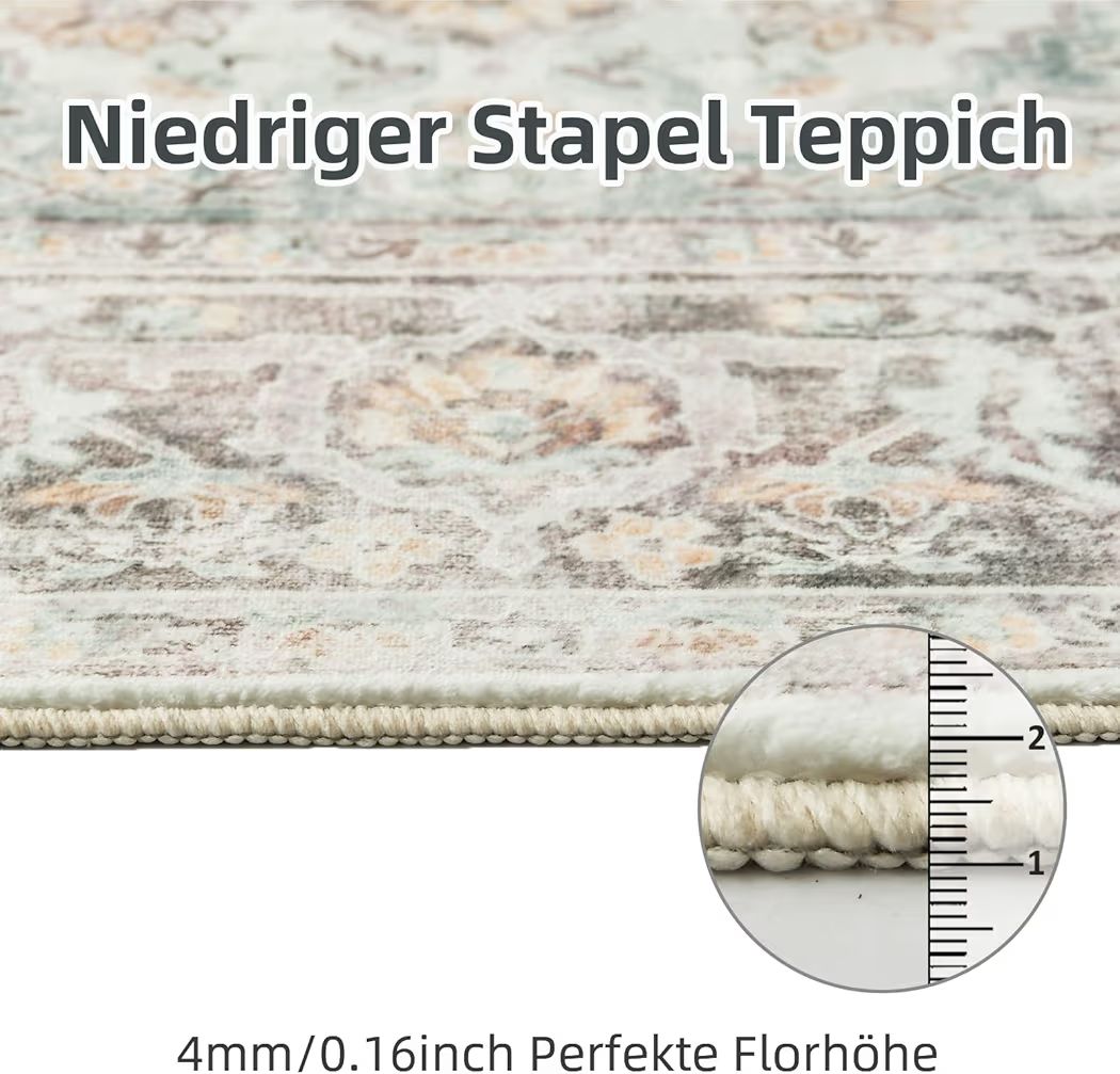 Teppich Vintage-Design Kaschmirimitat