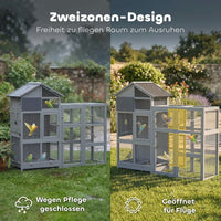 Vogelhaus Vogelvoliere Voliere Vogelkäfig Käfig Stall