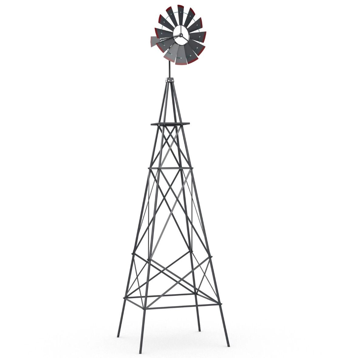 Windrad 253cm Windmühle Deko Gartendeko Garten