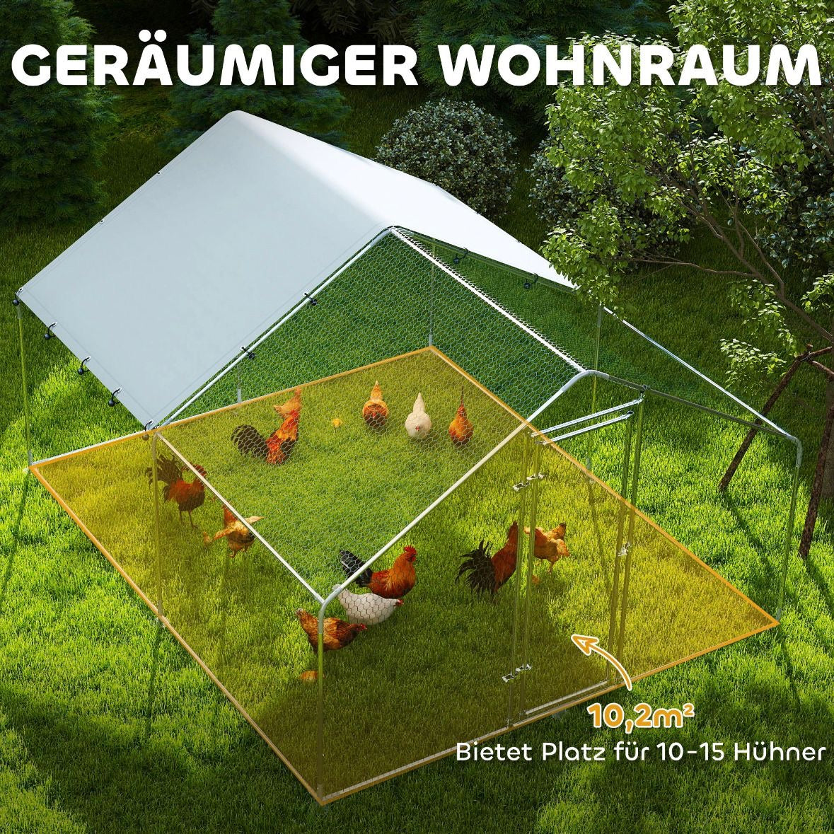 Hühnerstall Hühnergehege Gehege Stall Huhn Käfig