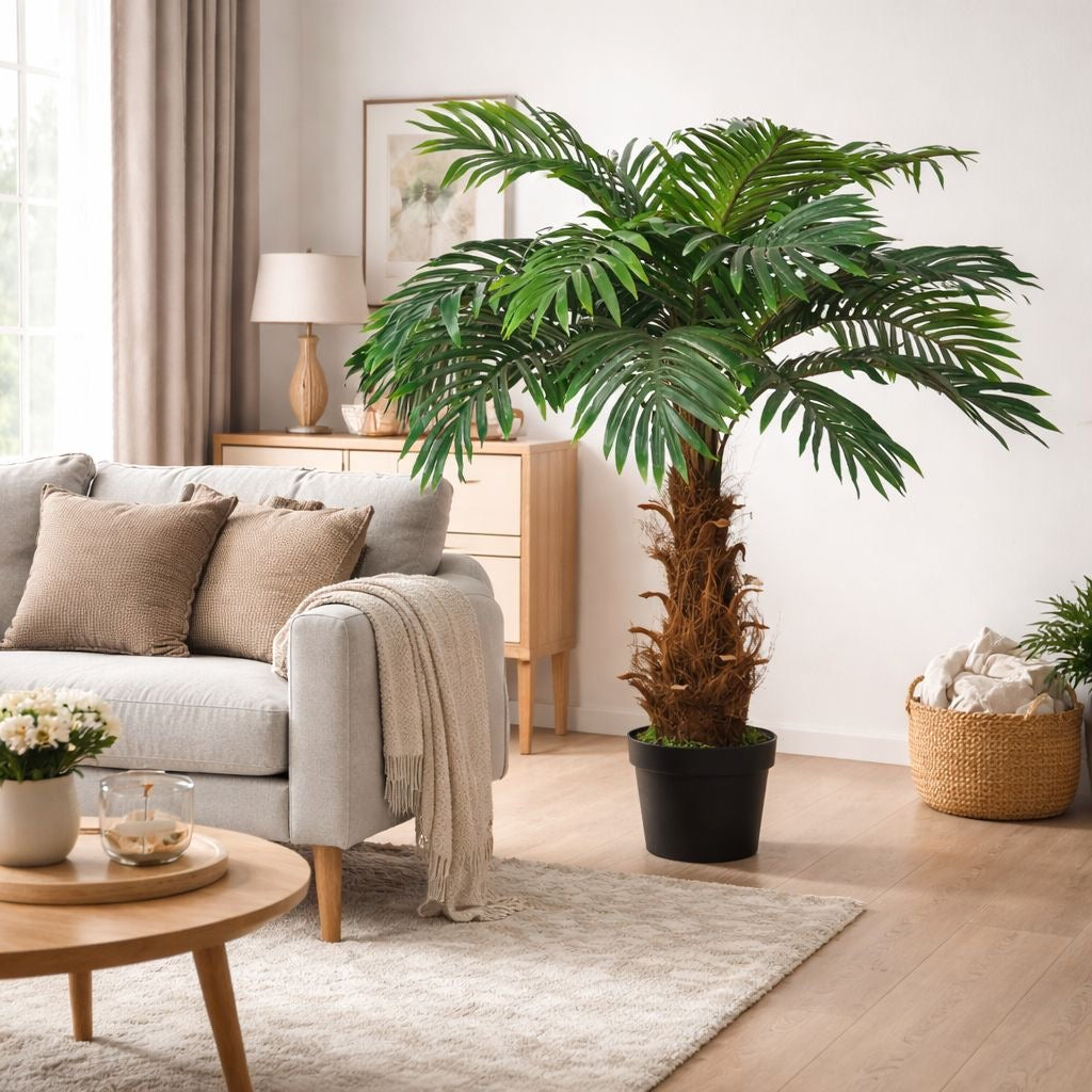 Palme Kunstpflanze Sagopalm Kunstbaum Künstliche Pflanze