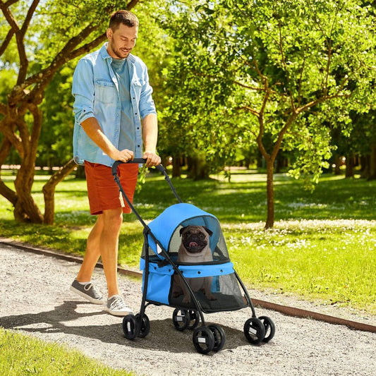Hundebuggy Klappbar Haustierwagen Buggy