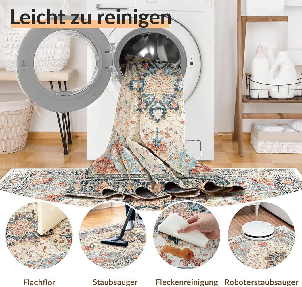 240x300cm Teppich Vintage Bodenteppich