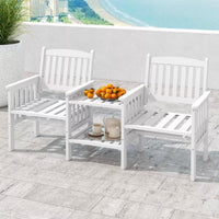 Gartenbankset Gartentisch Terrassenbank Balkonbank Set
