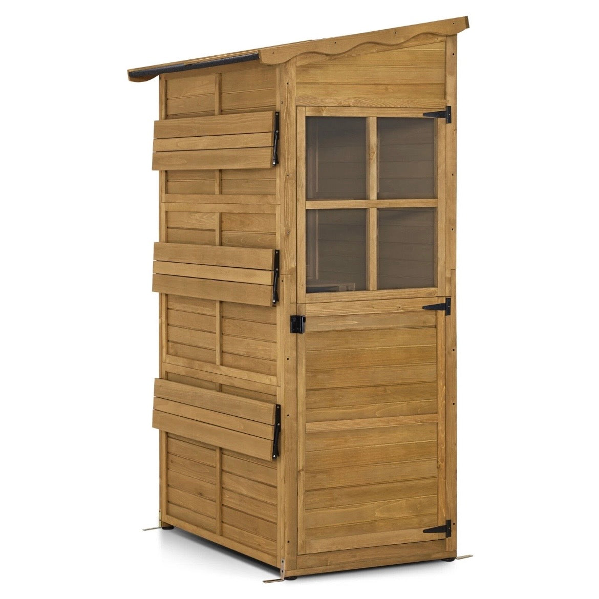 Gartenschrank Gartenhaus Schrank Garten Begehbar 120×86×201cm