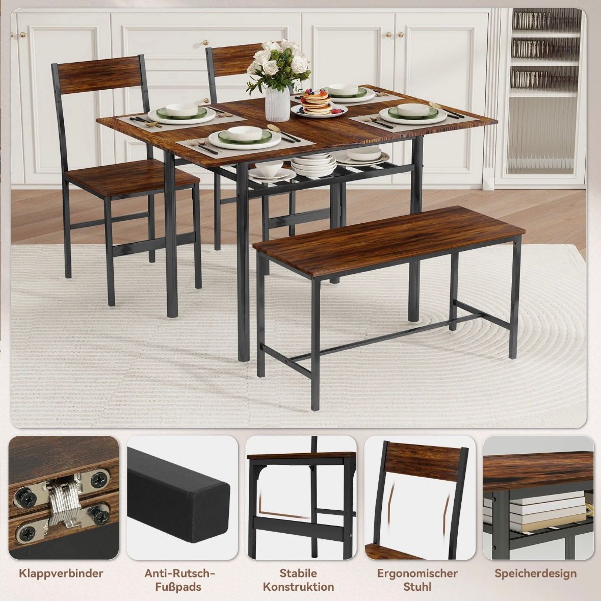 Esstisch 4 Personen Tisch Esszimmer