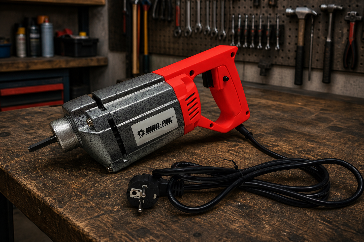Betonvibrator 1350W Innenrüttler Verdichter Bauwerk Rüttler