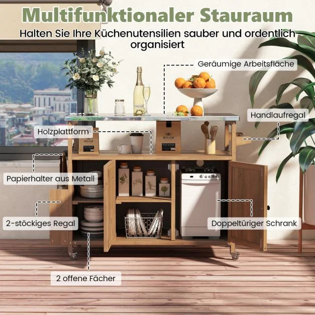 Grillwagen Grilltisch Grillschrank Outdoor Grill