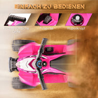 Elektro-Quad Kinder Miniquad LED Scheinwerfer Elektrisches Spielzeug