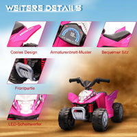 Elektro-Quad Kinder Miniquad LED Scheinwerfer Elektrisches Spielzeug