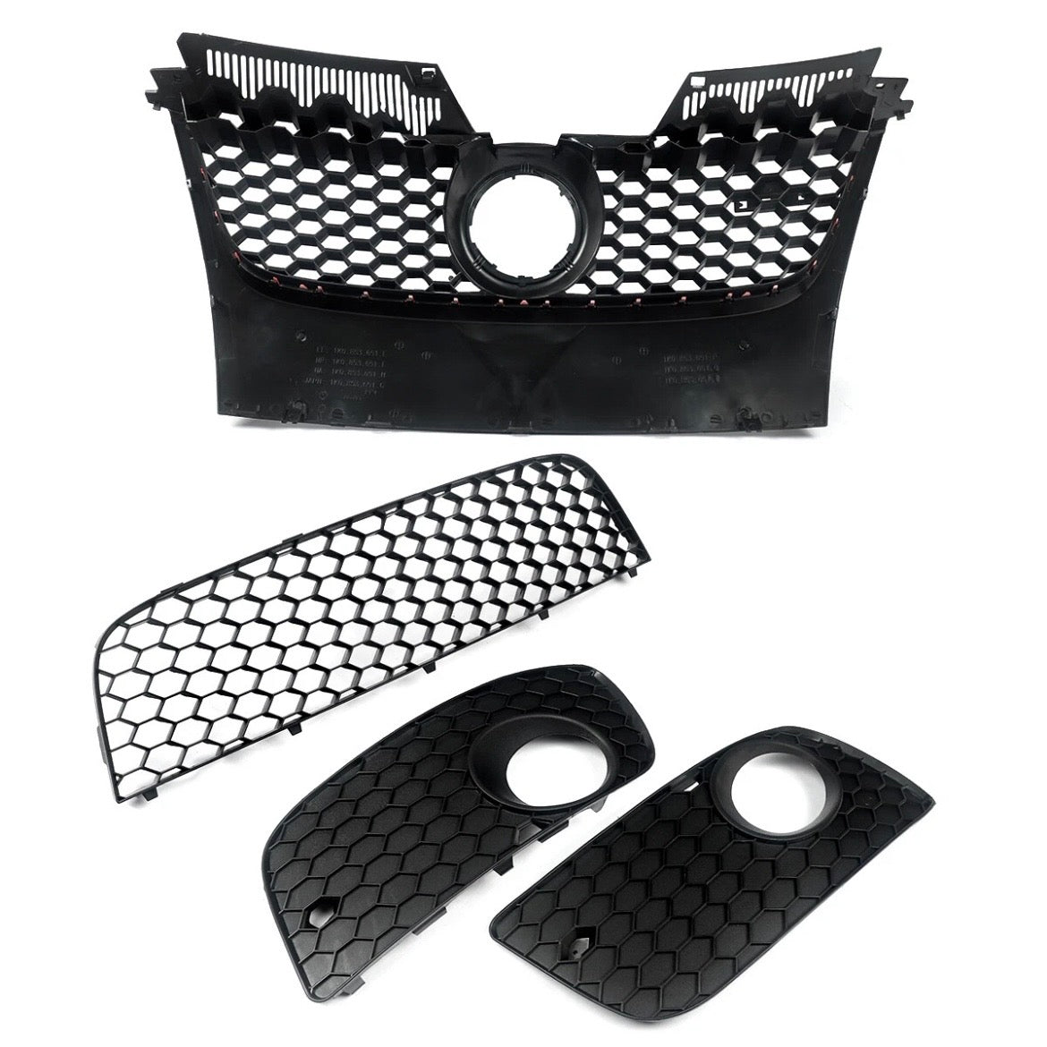 Vorne Zentral Kühlergrill Gitter Für VW GOLF Mk5 ESTATE GTI Jetta 06-09 Schwarz
