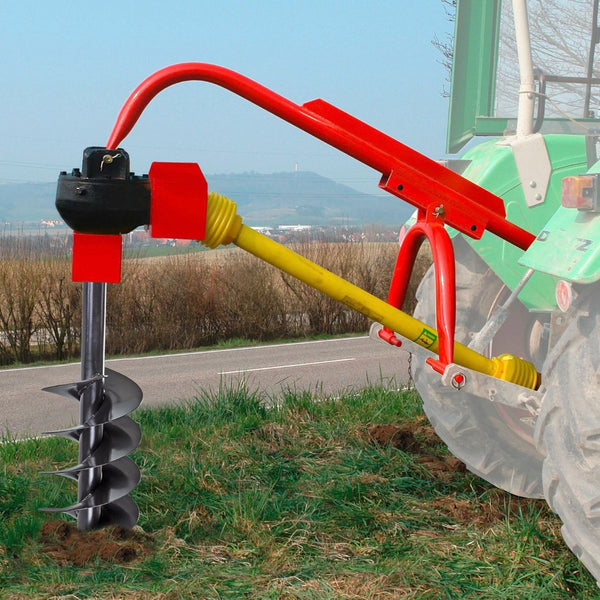 Traktor Schlepper Zapfwellen Erdbohrer Pfahlbohrer Erdlochbohrer 220mm