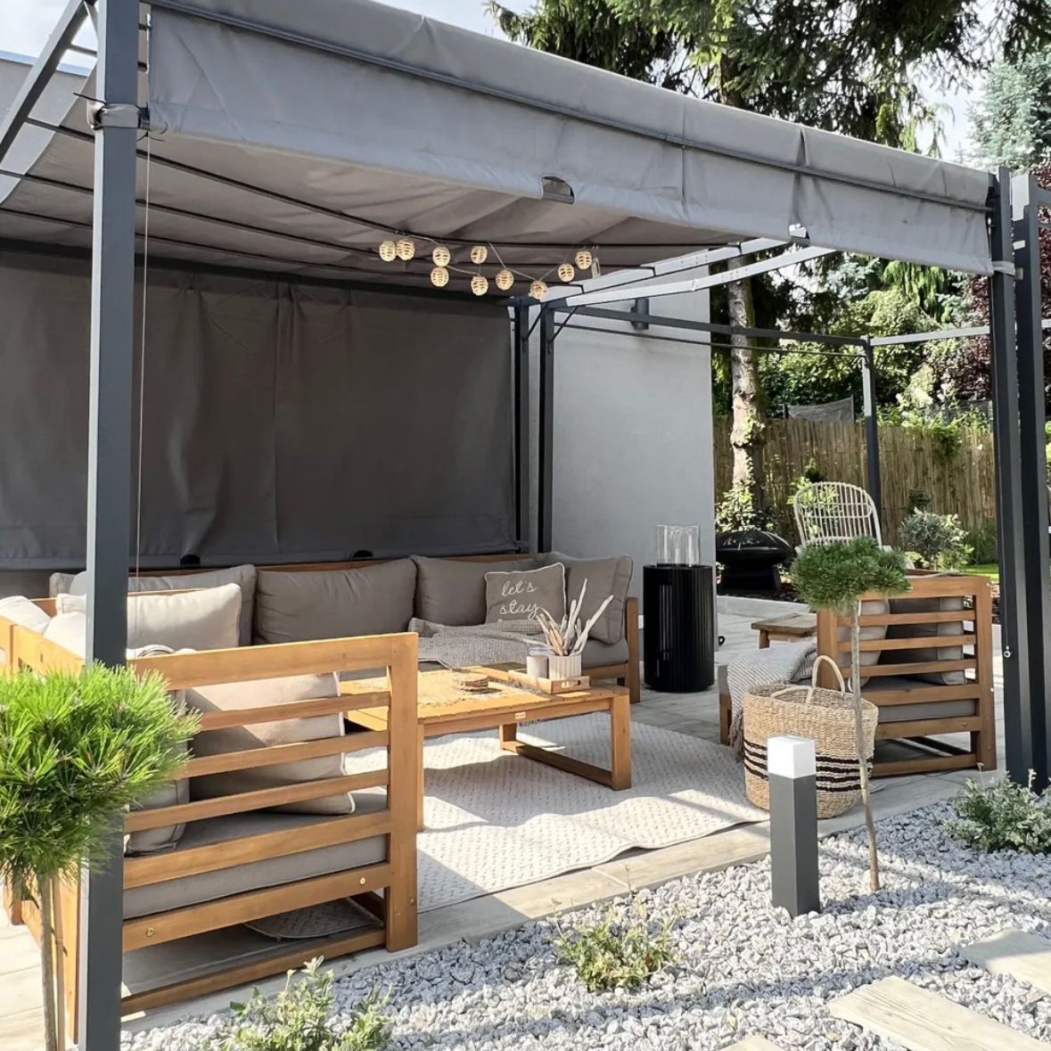 Pavillon Pergola Überdachung