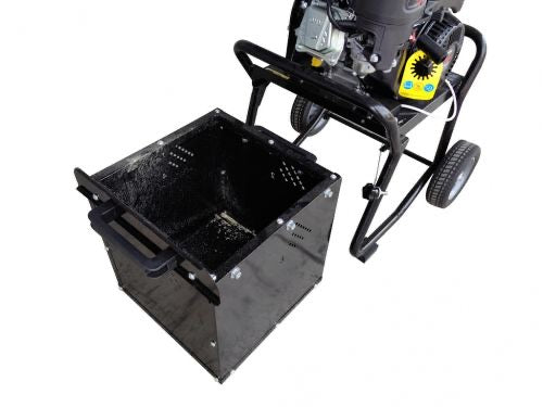 Kompakter Holzschredder Schredder 6PS 40L Holz Garten