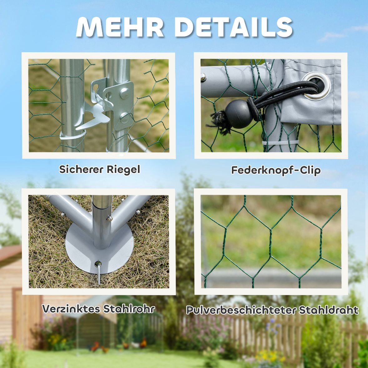 Hühnerstall Hühnergehege Gehege Stall Huhn Käfig