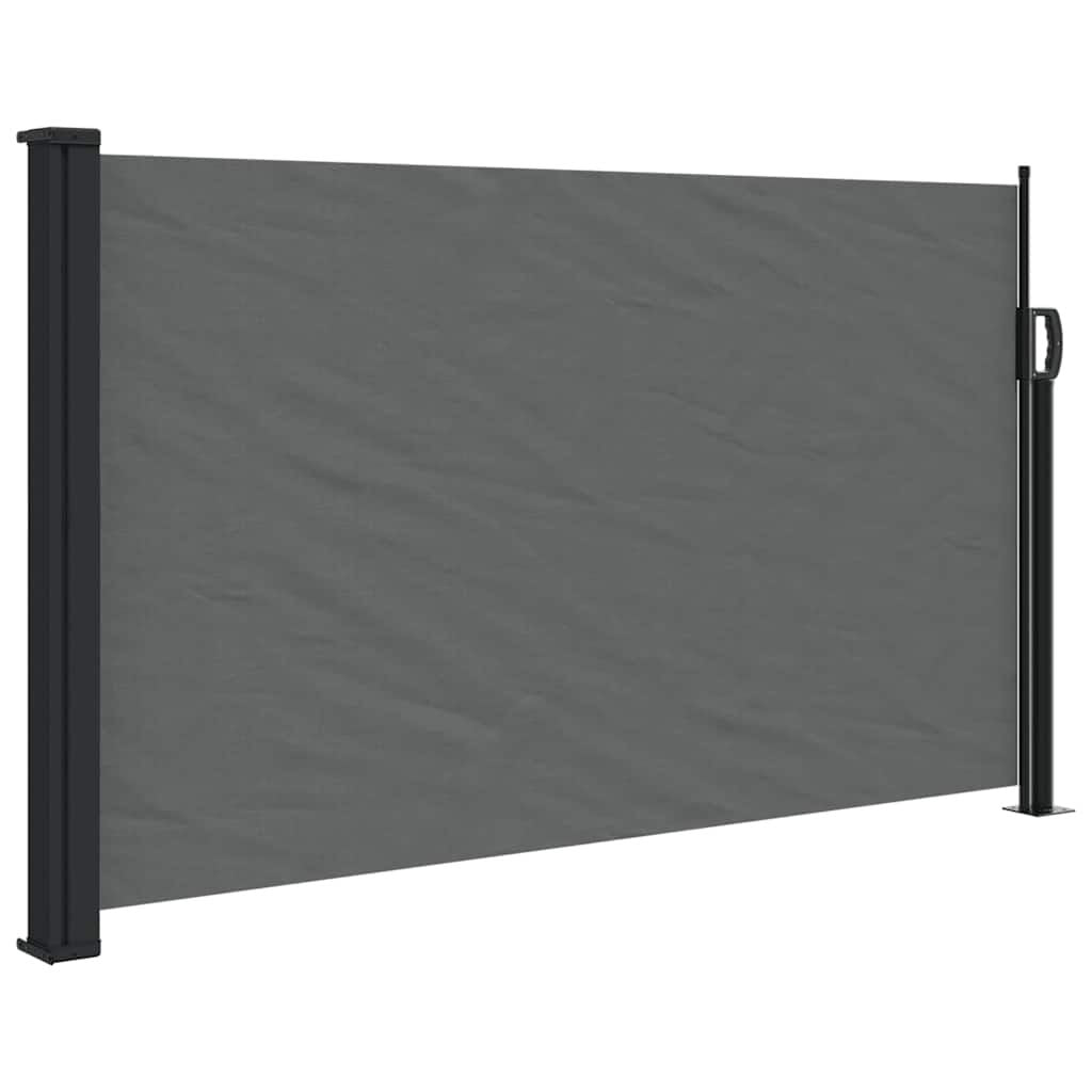 Ausziehbar Seitenmarkise Anthrazit 117x300cm Sichtschutz Windschutz Terrasse