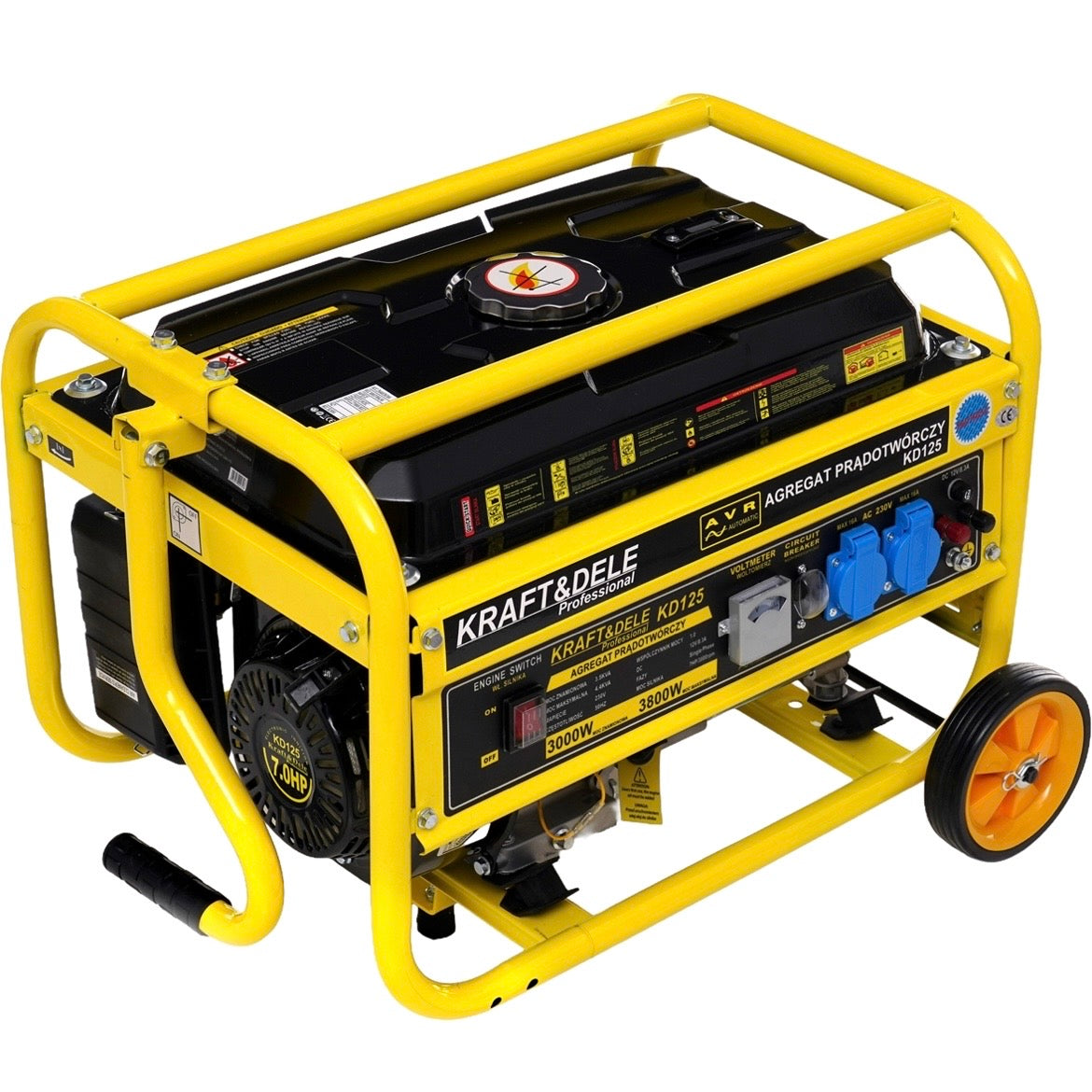 Stromgenerator 3,8 kW Benzin 230V Notstromaggregat Generator
