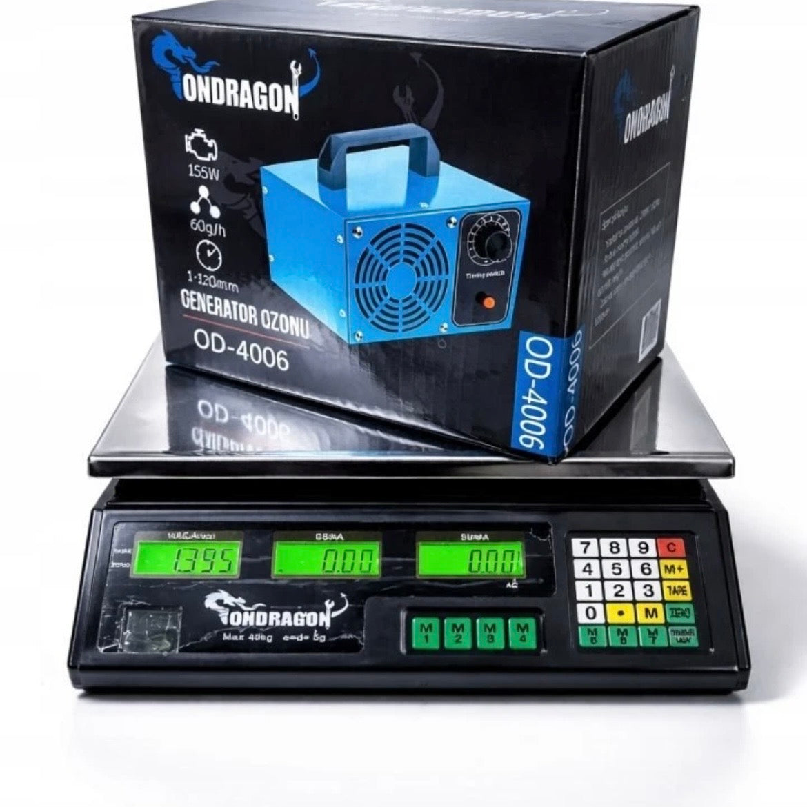 Elektronisch Ladenwaage 40kg Preisrechnend Digitalwaage