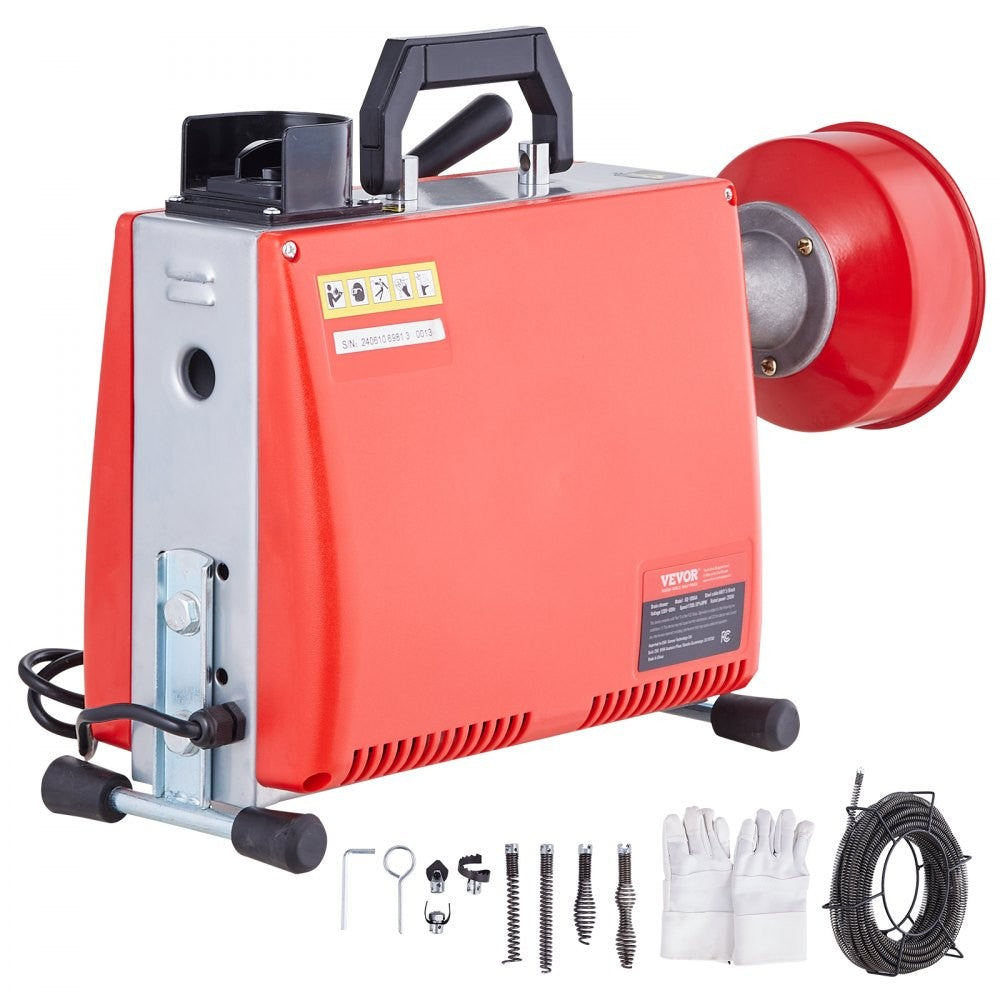 250W Rohrreinigungsmaschine Rohrreinigungsgerät Rohrreiniger 20m Spirale