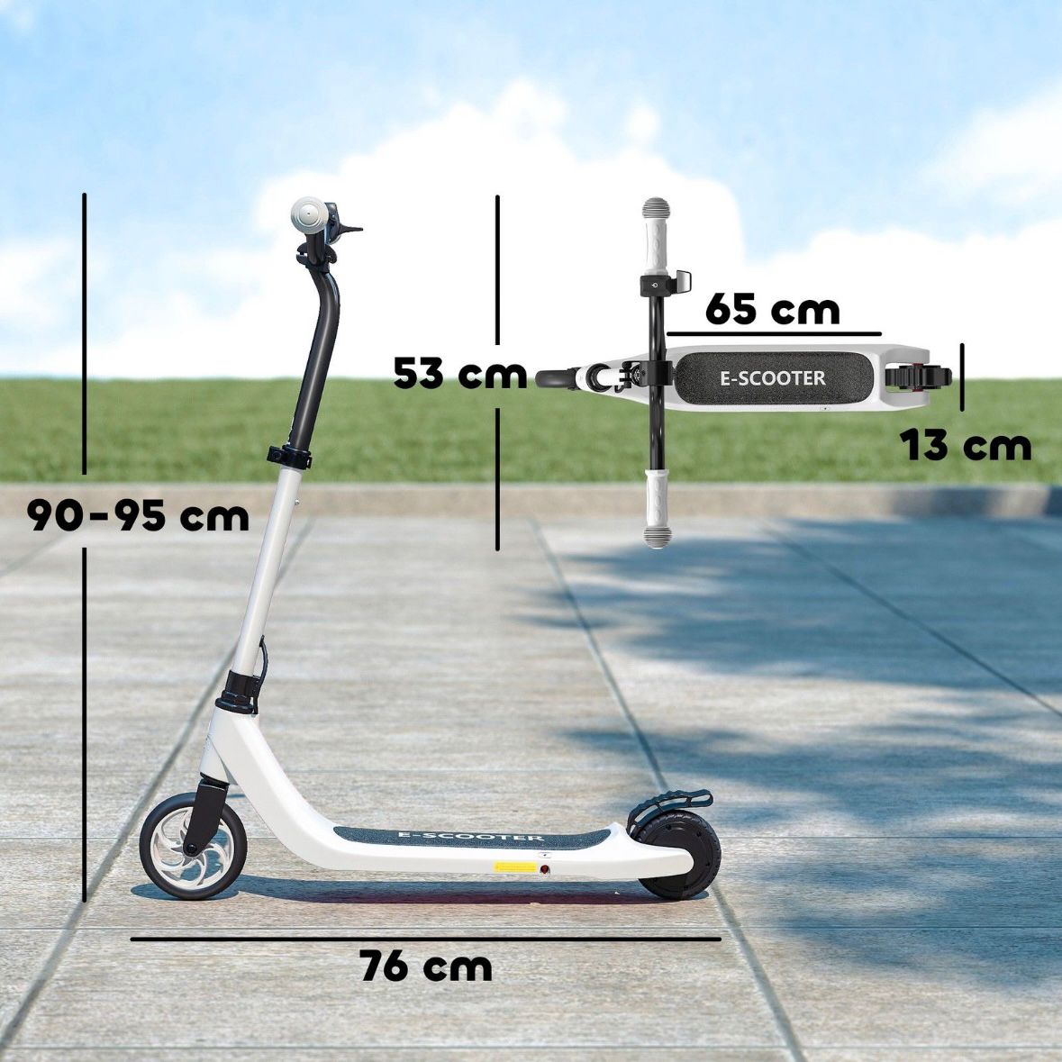 E-Scooter höhenverstellbarer Elektroroller bis 50kg