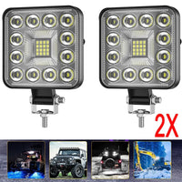 2x 48W LED Arbeitsscheinwerfer Rückfahrleuchte 12V 24V Kfz Scheinwerfer
