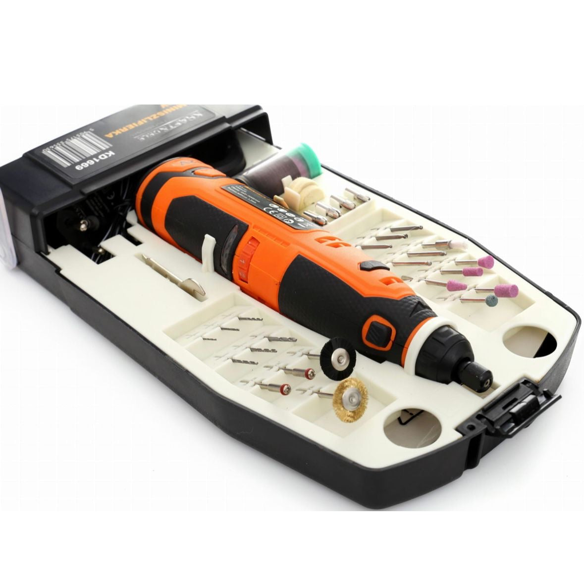 55tlg Mini Schleifer 12V mit Zubehör Schleifen Werkzeug