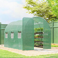 Gewächshaus 3x2x2m Foliengewächshaus Gartenhaus Pflanzenhaus Pflanzen