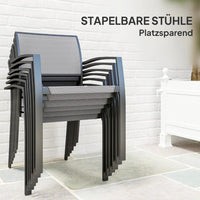 Sitzgruppe 7tlg Essgruppe 6 Personen Esstisch Gartenmöbel