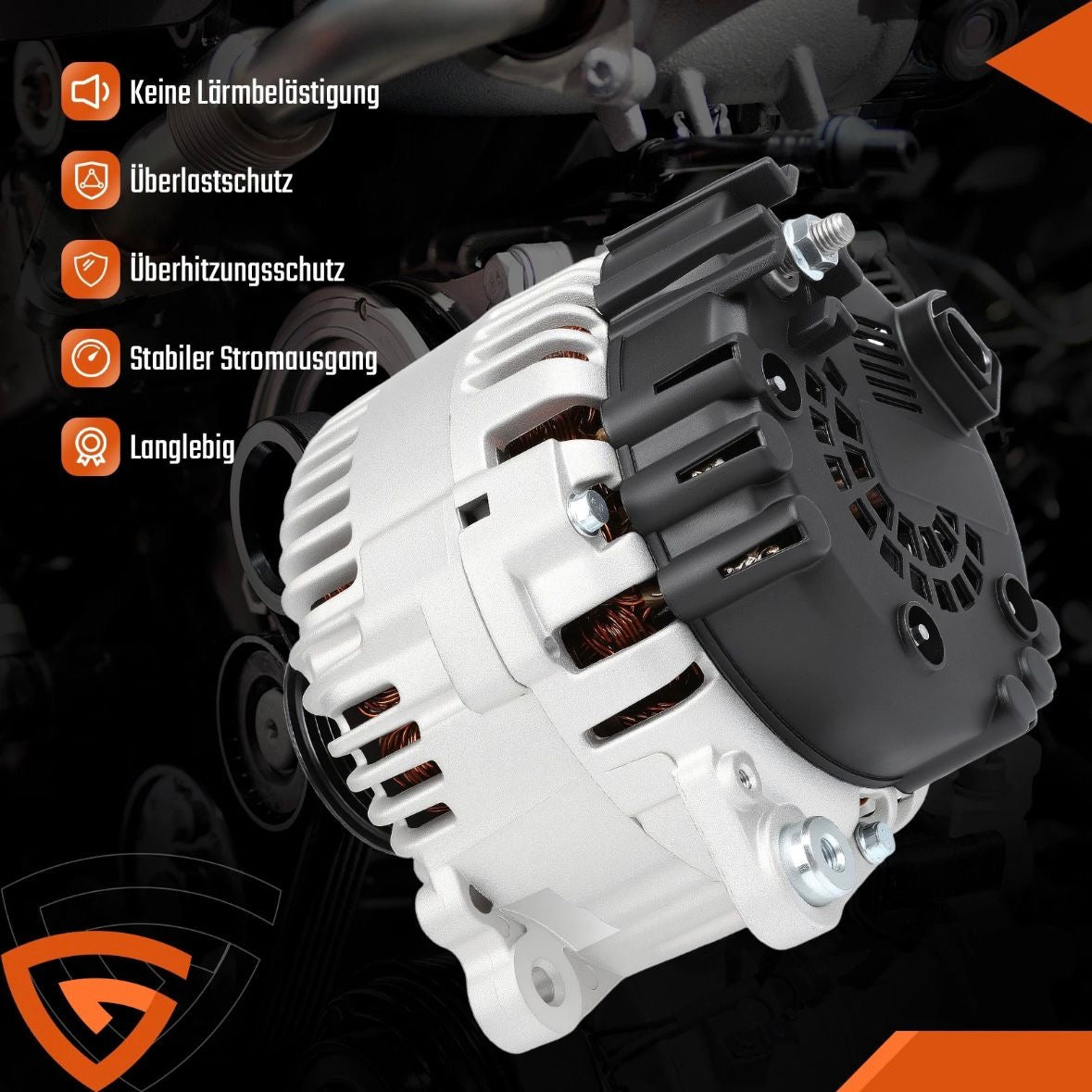 Lichtmaschine Generator 180-A Für Audi A6 4F C6 2.7 3.0 TDI BJ 04-11