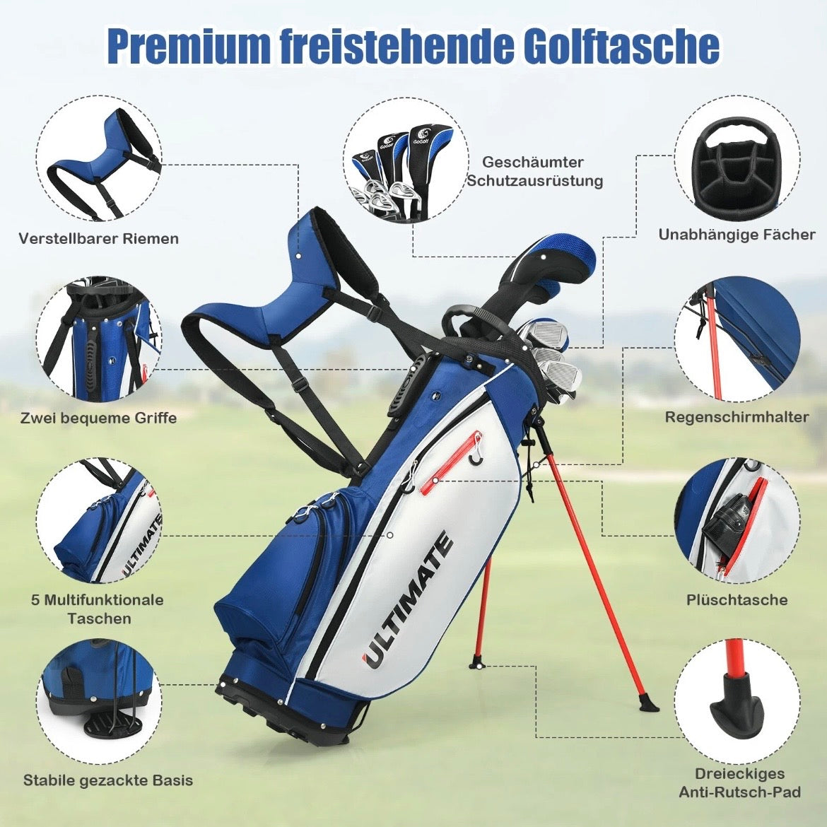 Golfschlägerset Golfset Komplettset Golf Einsteigerset Set Golfschläger