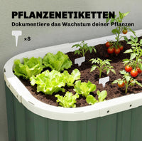 Hochbeet Gartenbeet Pflanzenetiketten Frühbeet
