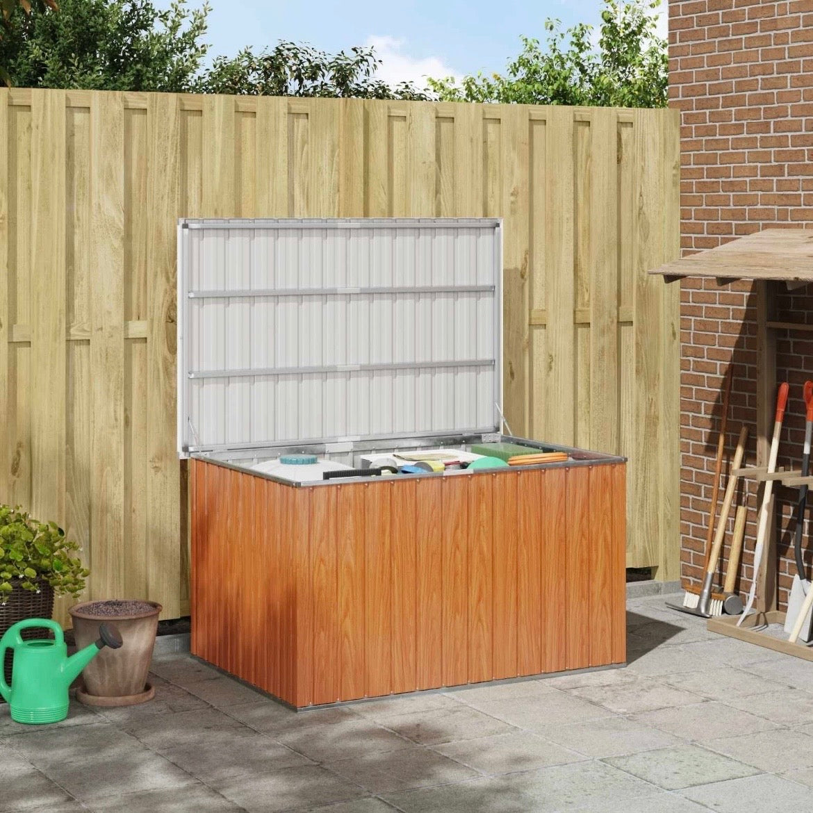 Gartenbox Garten Auflagenbox  Kissenbox 149×99×93cm