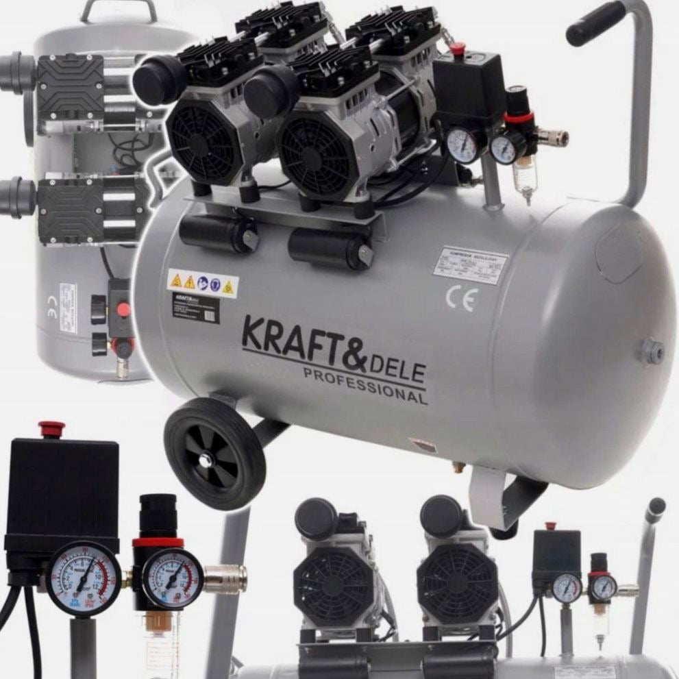 Kompresor 100L 2x1500W Ölfrei Silent
Druckluft