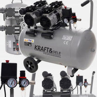 Kompresor 100L 2x1500W Ölfrei Silent
Druckluft