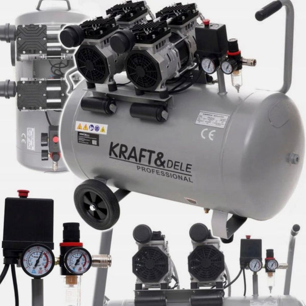Kompresor 100L 2x1500W Ölfrei Silent
Druckluft