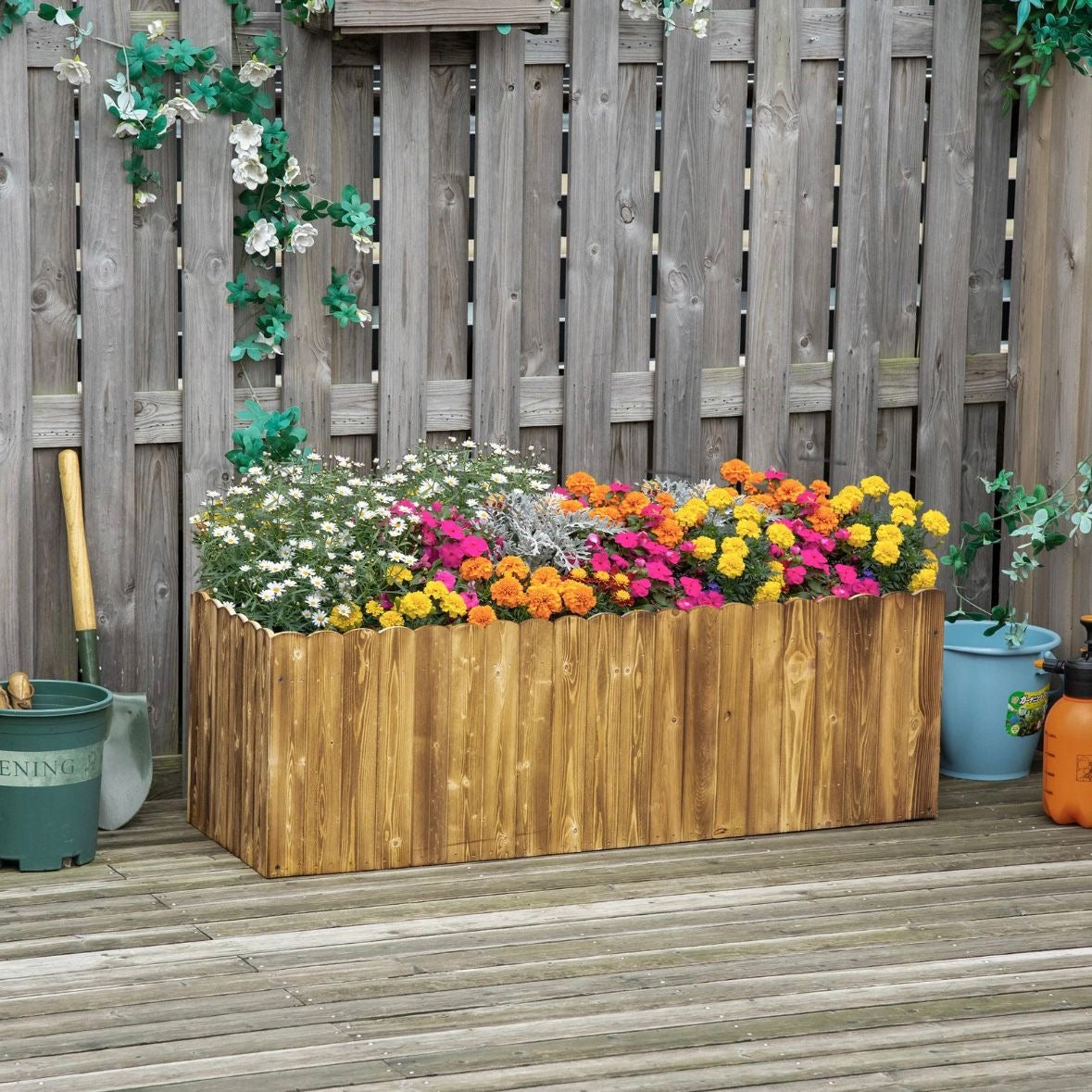 Hochbeet Pflanzkasten Kräuterbeet Blumenbeet Pflanzbeet Gemüsebeet