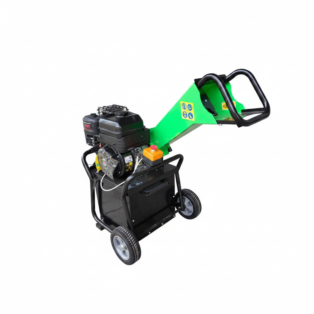 Kompakter Holzschredder Schredder 6PS 40L Holz Garten