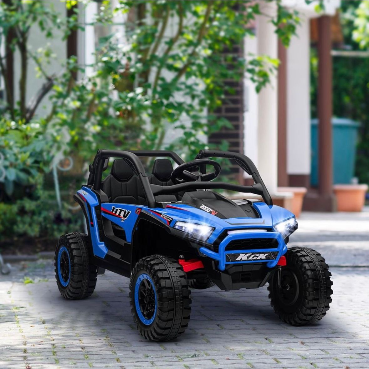 Elektro Kinderauto Geländewagen 2,4G Fernbedienung 5-7 km/h Auto