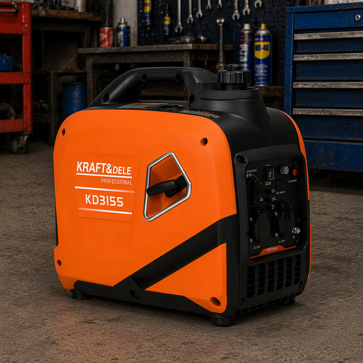 Mobiler Stromgenerator 2,6kW 230V  Inverter Generator