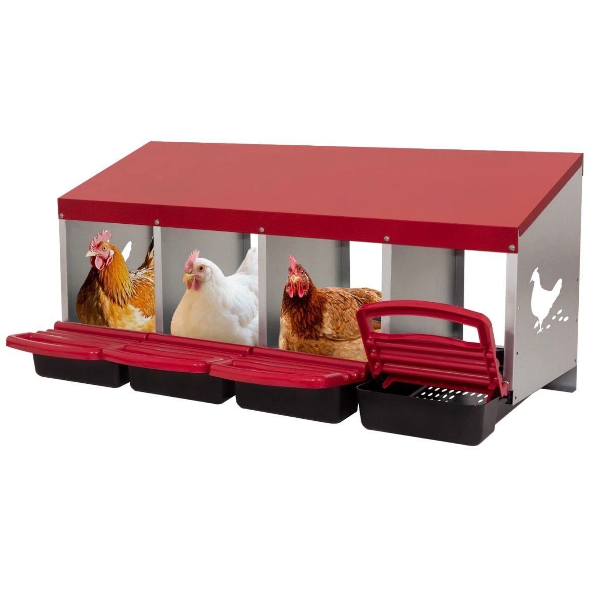 4er Legenest Hühnernest Brutnest Legebox für Hühner