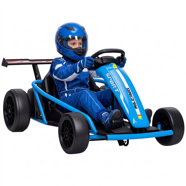 Kinder Elektrokart Gokart 24V Drift Kart Sanftanlauf Musik Hupe