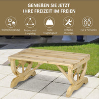Gartenbank Wetterfest Sitzbank Holzbank Gartenmöbel