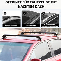 2 x Alu Relingträger Universal Dachträger 150kg Lastenträger