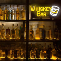 Whiskey Bar Neon Schild LED Neon Wanddekoration Dekoration Wand Beleuchtung