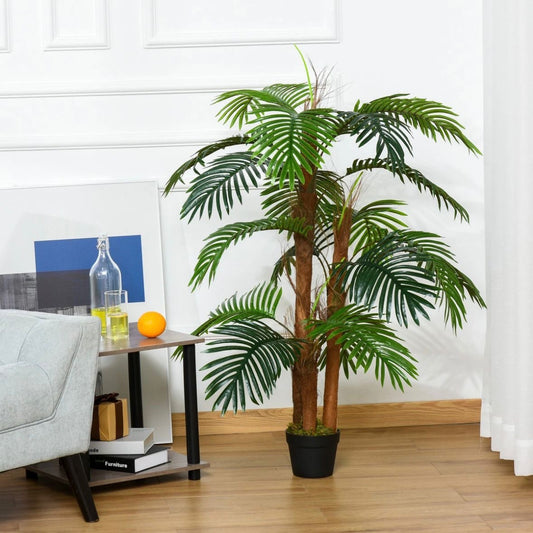Kunstpflanzen Topf 120cm Palme Kunstpflanze Kunstbaum Zimmerpflanze