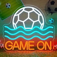 Fußball Neon Schild Wanddeko LED Schild Schlafzimmer