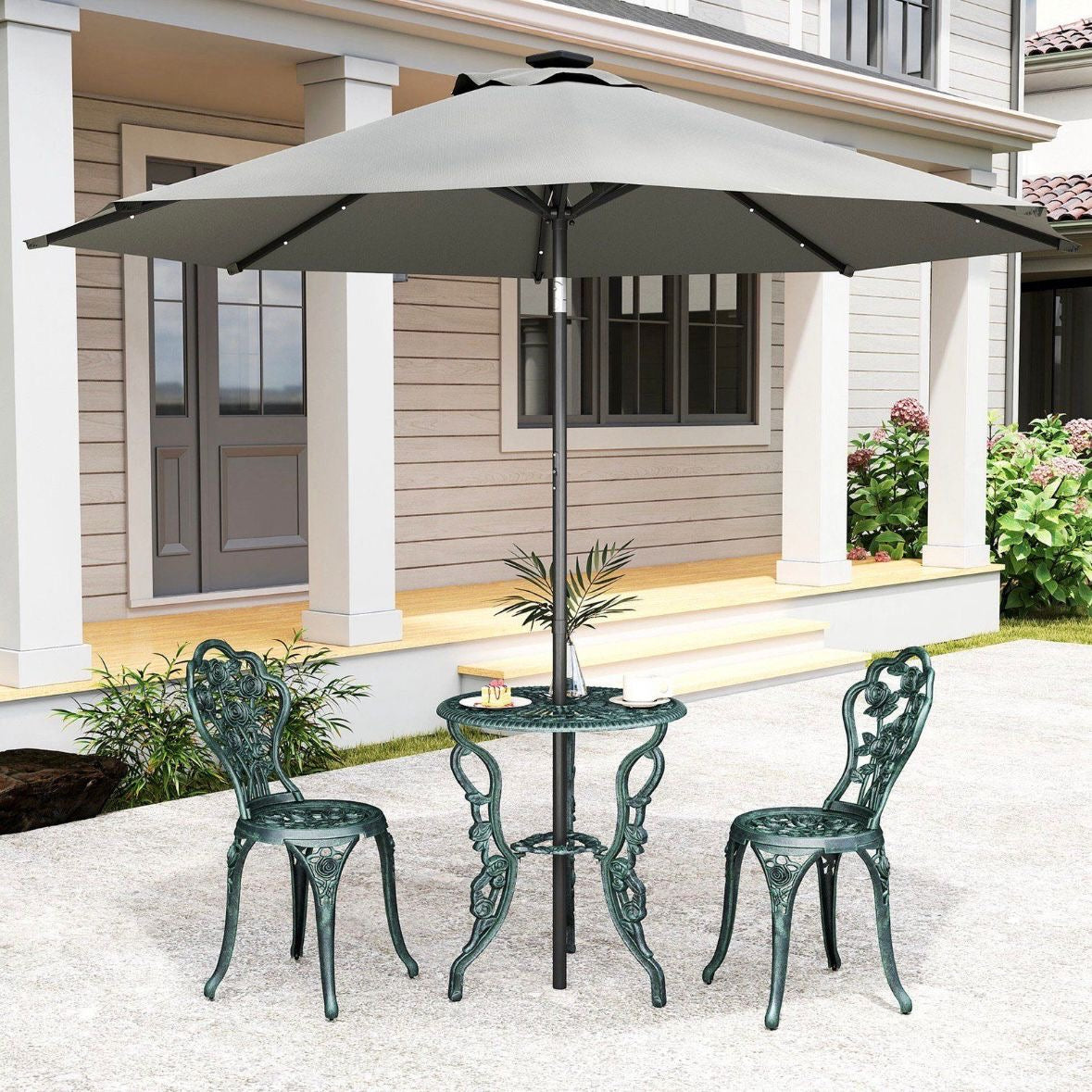 3tlg Bistroset Balkonset Gartenmöbel
Balkonmöbel Gussalu Garten